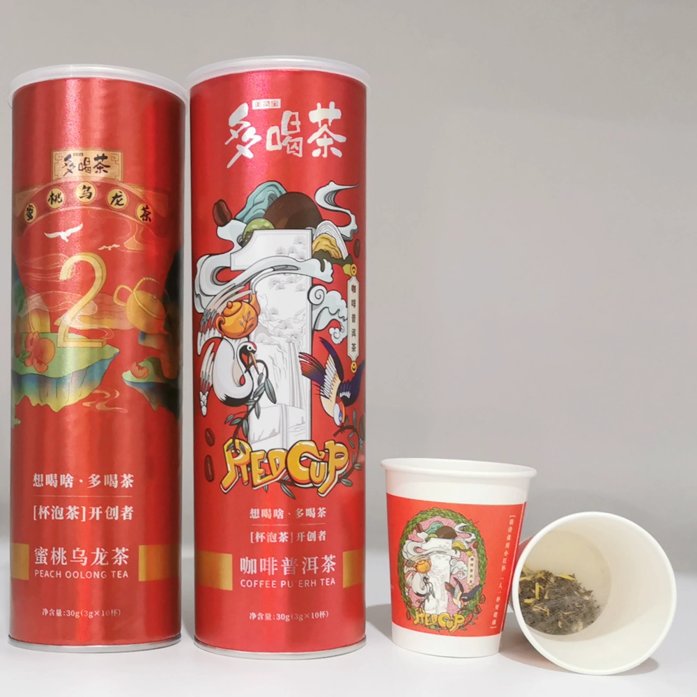 Coffee Pu′erh Paper Cup Tea Gift